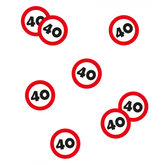 40 Jaar Tafelconfetti 2,5cm